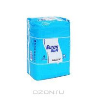 Впитывающие простыни "Euron Soft Extra", 60 см х 60 см, 10 шт