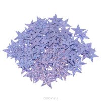 Пайетки Астра "Звездочки", с голограммой, цвет: сиреневый (50126), 20 мм, 10 г. 7700477_50126