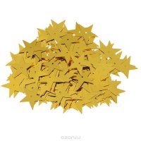 Пайетки Астра "Звездочки", цвет: золотистый (А 1), 20 мм, 10 г. 7700477_ А 1