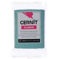 Пластика Cernit "Glamour", перламутровая, цвет: серо-зеленый, 56-62 г
