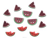   Buttons Galore & More "Watermelon", 12 