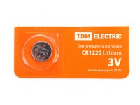  CR1220 - TDM-Electric Lithium 3V BP-5 SQ1702-0024 (1 )