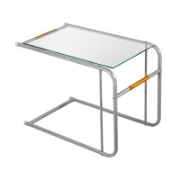 Стол сервировочный С 8 прозрачное стекло/металлик