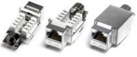 Hyperline KJ2-8P8C-C5e-90-SH-F-WH Jack RJ-45(8P8C),  5e,   Keystone RJ4