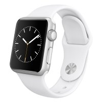 - Apple Watch Apple Sport 38mm Silver Al/White Sport (MJ2T2RU/A)