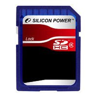   Micro Secure Digital Card 4Gb SDHC Class10 Silicon Power+ 1  (SD) Retail