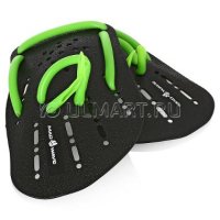  MADWAVE Hand Paddles Mad Wave 18,5  13  0,2, M, Black/Green