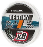   Freeway Destiny x8 0.18 LB24 11kg 100m FWx8LB24 Gray