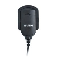 Микрофон SVEN MK-150 (Black) (1.8 м, клипса)