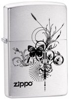  ZIPPO Butterfly,    Brushed Chrome, , 