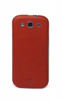Наклейка на заднюю панель Lanriz Sticker Line для Samsung Galaxy S3, натуральная кожа, красный
