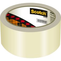 Scotch Упаковочная клейкая лента экономичная прозрачная 50 мх 48 мм 1 шт