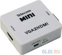 Конвертер VGA + Audio -) HDMI, Telecom (TTC4025)