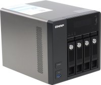  QNAP NAS Server (TS-453 Pro-8Gb) (4x3.5"/2.5"HotSwap HDD SATA,RAID0/1/5/6/10,4xGbLAN,3xUSB