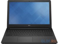  Dell Vostro 3558, Core i3 4005U, 15.6" HD, 4Gb, 500Gb, Wi-Fi, Bluetooth, CAM, Win 7 Pro, Bla