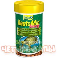 Корм-меню в виде гранул с креветками и крилем для водных черепах Tetra ReptoMin Menu, 250 мл