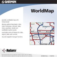 Карта дорог Garmin CD WorldMap