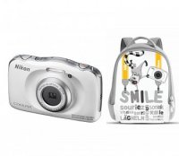   Nikon Coolpix S33, White + 