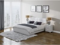 Кровать полутороспальная OrmaBox 1 (белая), 160 х 200 см