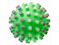 Игрушка для собак Зооник Мяч-мина зеленый, 100 мм