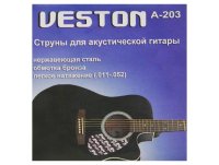 Струны для акустической гитары VESTON A203