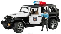 Внедорожник BRUDER 02-526 Jeep Wrangler Unlimited Rubicon Полиция с фигуркой