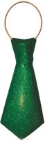 Partymania Галстук карнавальный 32 см T1232 цвет зеленый