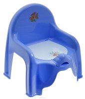 Idea Горшок-стульчик детский с крышкой цвет сиреневый