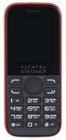   Alcatel OT-1052D Dual Sim, Black Deep Red