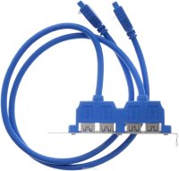 Greenconnect GC-20P2UF2, Blue планка в корпус USB