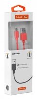 QUMO  microUSB-USB , Red (1 )