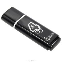 SmartBuy Glossy Series 4GB, Black USB-