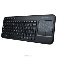    Logitech Wireless Touch Keyboard K400 Black USB