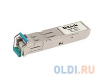 Модуль D-Link DEM-331R Модуль Mini GBIC с 1 портом 1000BASE-LX, для одномодового оптического кабеля,