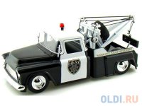  Jada Toys Chevy Step Side Tow Truck Police 1955 1:24