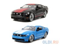  Welly 2010 Ford Mustang GT Wheel Saber 8 1:24  