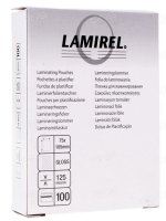 Пленка для ламинирования Lamirel A7, 75x105 мм (125 мкм) 100 шт.