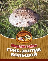 Мицелий грибов "Гриб-зонтик большой", субстрат. Объем 60 мл