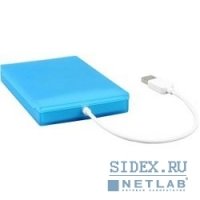 Корпус для HDD AGESTAR Контейнер "SUBCP1" для 2.5" HDD, синий (USB2.0) [122150]