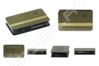  USB 2.0  SD, SDHC, RS MMC, Micro SD, M2, MS PRO Duo, Mini sd  64  (OXION OCR008GL)