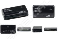  USB 2.0  SD, SDHC, RS MMC, Micro SD, M2, MS PRO Duo, Mini sd  64  (OXION OCR009BK)