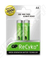 Аккумуляторная батарея АА (GP 210AAHCB-EC2 Recyko) (2100mAh, 2 шт)