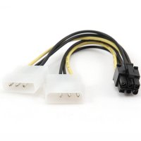  - Gembird (CC-PSU-6), molex 3pin (M) + molex 3pin (M) -) PCI express 6pin (F)