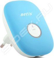Wi-Fi повторитель/роутер NETIS E1+ BLUE