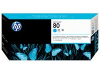 Печатающая головка + очиститель для HP Designjet 1050c, 1050c plus, 1055 (C4821A 80) (голубой)