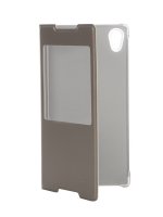   Sony Xperia Z5 Activ Book Case S View Cover Brown 56423