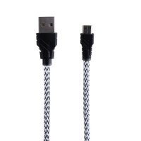 Аксессуар Awei USB - micro USB CL-800 100cm Black-White 52056
