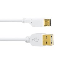  InterStep USB 2.0 - microUSB 2m White MCUSBWGLD 23339