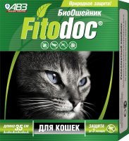 Ошейник АВЗ ФИТОДОК био для кошек 35 см 09.2017