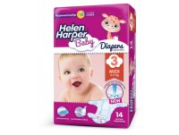 Подгузники Helen Harper Baby Midi 4-9 кг, 14 шт